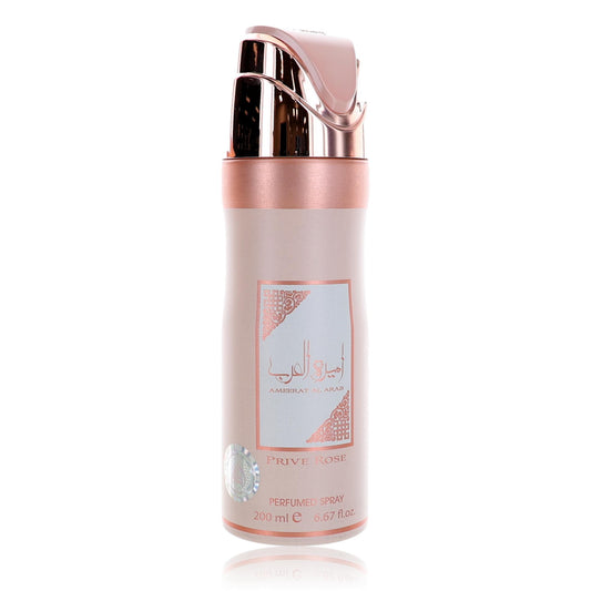 Ameerat Al Arab Prive Rose by Lattafa, 6.7oz Perfumed Deodorant Spray women